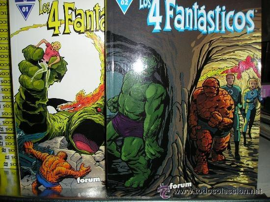 C&oacute;mics: BIBLIOTECA MARVEL - 4 FANT&Aacute;STICOS - 32 + 3 = 35 N&Uacute;MEROS - COMPLETA - Foto 1
