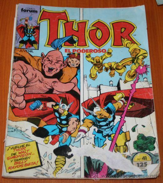 C&oacute;mics: THOR EL PODEROSO - 1&ordf; EDICION DE FORUM - N&ordm; 41 - Foto 1