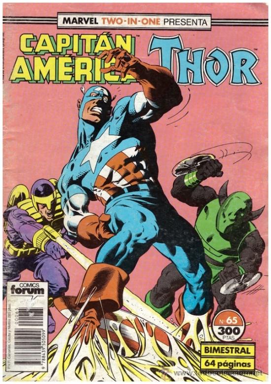 C&oacute;mics: Comic Marvel Two-in-One: Capitan America / Thor, n&ordm; 65 - Foto 1