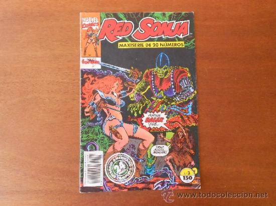 C&oacute;mics: RED SONJA N&ordm; 3 MARVEL COMICS FORUM (DIBUJOS DE FRANK THORNE) - Foto 1