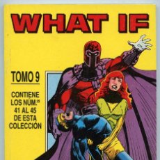 Cómics: WHAT IF - TOMO 9 - NºS 41 AL 45 - COMICS FORUM - 1992