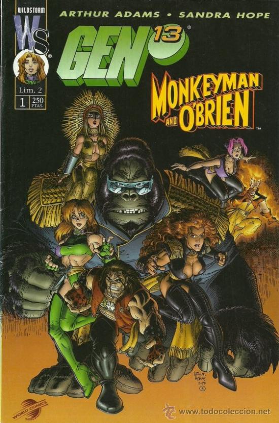 C&oacute;mics: GEN 13 Y MONKEYMAN COLECCION COMPLETA DE 2 NUMEROS - Foto 1