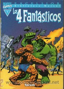 C&oacute;mics: 4 FANTASTICOS. BIBLIOTECA MARVEL NMS 1 AL 15. COMO NUEVOS