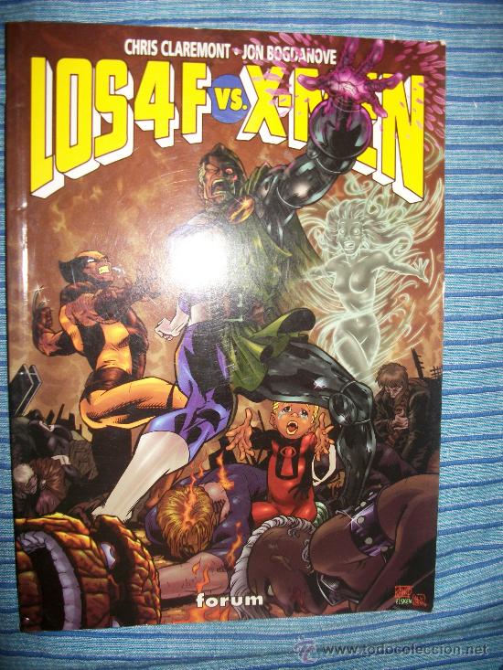 C&oacute;mics: LIBRO - LOS 4 FANTASTICOS VS X MEN - FORUM - Foto 1