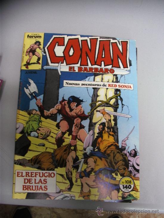 C&oacute;mics: CONAN EL BARBARO VOL 1 N&ordm; 108 / MARVEL FORUM - Foto 1