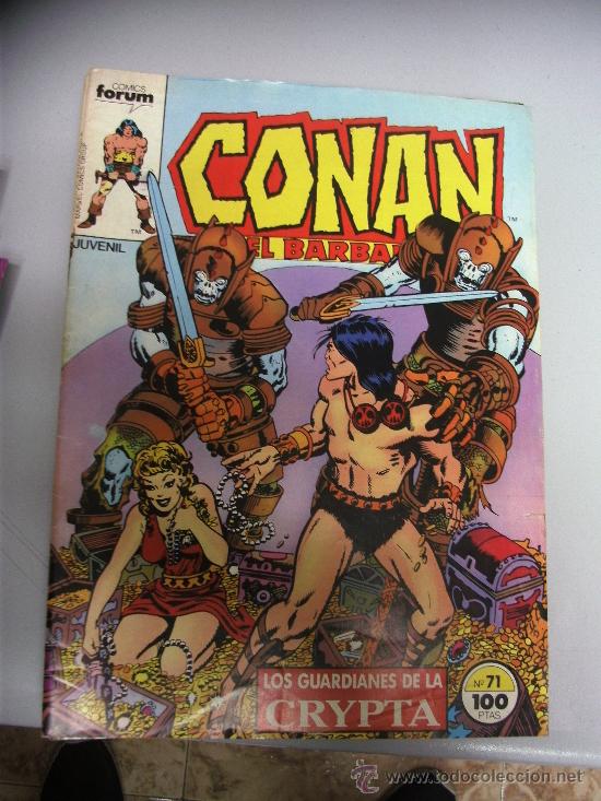 C&oacute;mics: CONAN EL BARBARO VOL 1 N&ordm; 71 / MARVEL FORUM - Foto 1