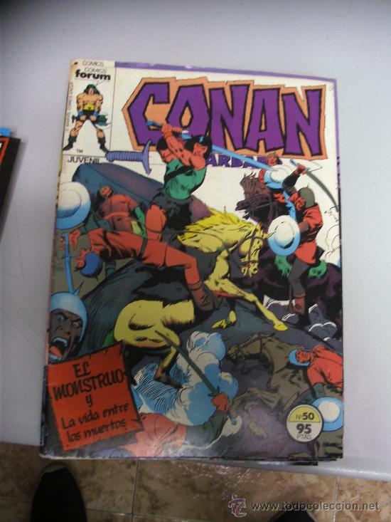 C&oacute;mics: CONAN EL BARBARO VOL 1 N&ordm; 50 / MARVEL FORUM - Foto 1