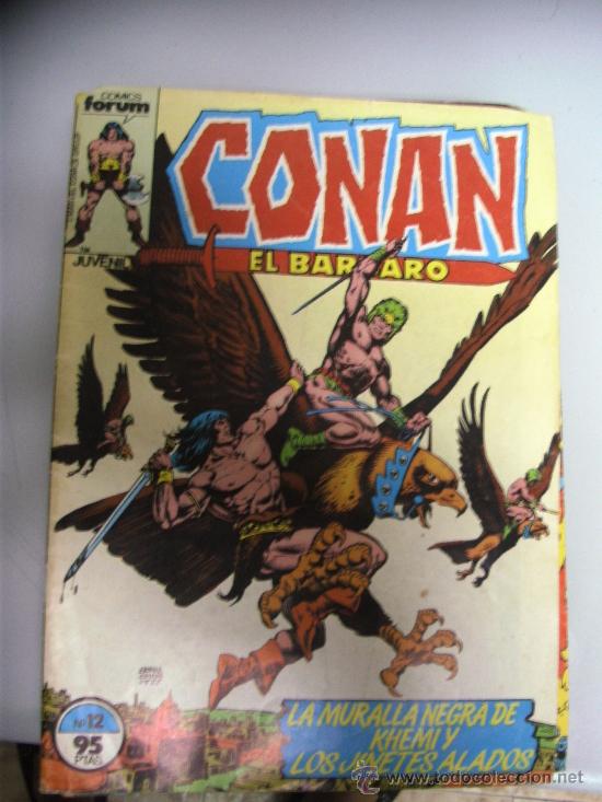 C&oacute;mics: CONAN EL BARBARO VOL 1 N&ordm; 12 / MARVEL FORUM - Foto 1