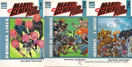 C&oacute;mics: Marvel: la generaci&oacute;n perdida (John Byrne, Roger Stern) COLECCI&Oacute;N COMPLETA - Foto 1