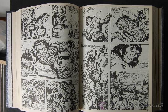 C&oacute;mics: LA ESPADA SALVAJE DE CONAN EL BARBARO- LIBRO CON 9 CUADERNOS-1987 - Foto 4