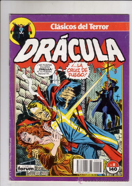 C&oacute;mics: FORUM - DRACULA CLASICOS DEL TERROR NUM. 8 ( GENE COLAN ) - Foto 1