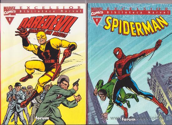 C&oacute;mics: spiderman n&ordm;1 y daredevil n&ordm; 1 biblioteca marvel forum - Foto 1