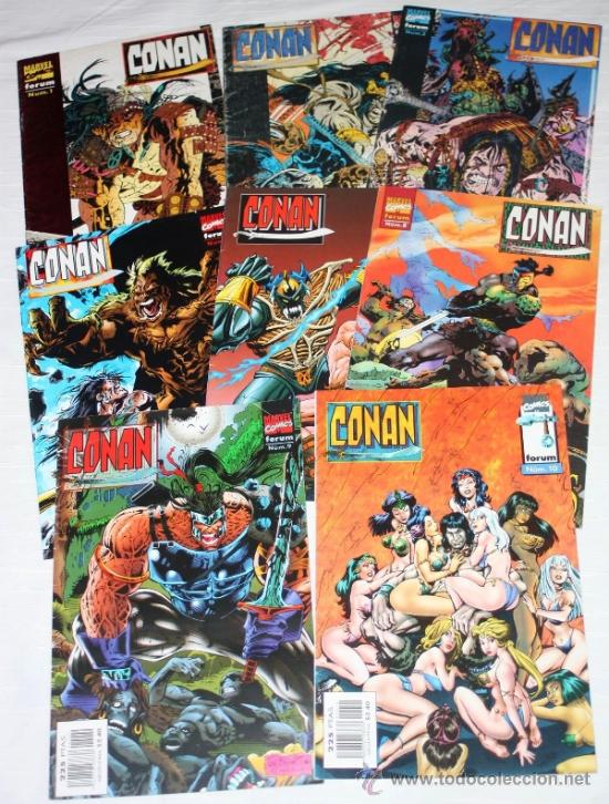 C&oacute;mics: CONAN n&ordm; 2,3,5,7,8,9 y 10 (de miniserie de 11 ejemplares) - Foto 1