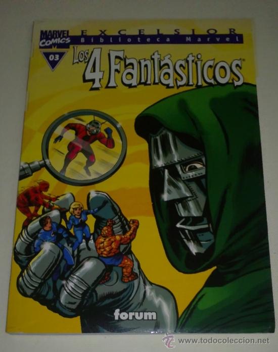 C&oacute;mics: BIBLIOTECA MARVEL LOS 4 FANTASTICOS N&ordm; 03 - Foto 1