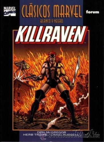 C&oacute;mics: KILLRAVEN CLASICOS BLANCO Y NEGRO COLECCION COMPLETA 2 TOMOS - Foto 1
