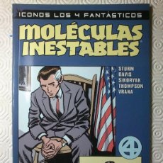 Cómics: ICONOS: LOS 4 FANTASTICOS: MOLECULAS INESTABLES DE JAMES STURM, GUY DAVIS, ROBERT SIKORYAK. Lote 38935370