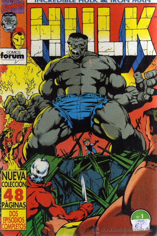 C&oacute;mics: HULK & IRON MAN COMPLETA 9 NUMEROS FORUM MARVEL COMICS - Foto 1