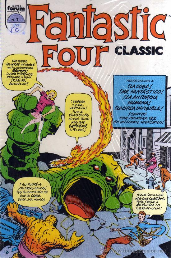 C&oacute;mics: FANTASTIC FOUR CLASSIC COMPLETA 11 EJEMPLARES FORUM - Foto 1