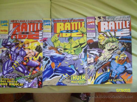 C&oacute;mics: BATTLE TIDE DEATHS HEAD Y KILLPOWER N&ordm; 1, 2 Y 4 FORUM - Foto 1