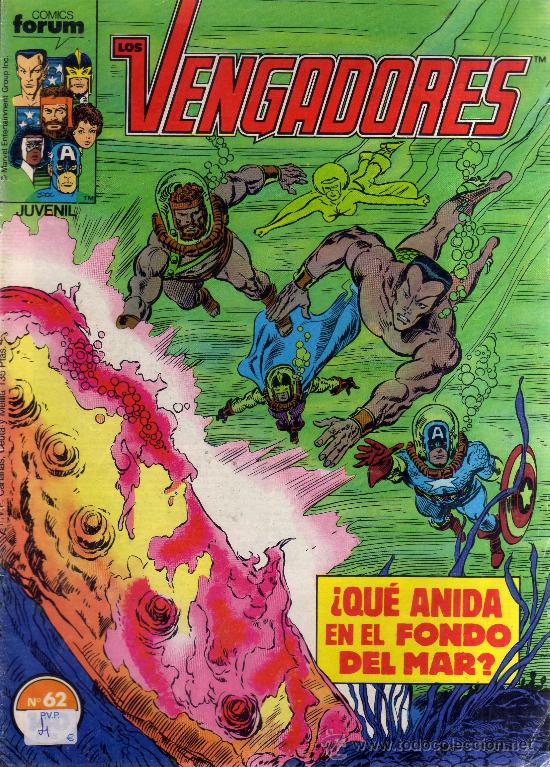 C&oacute;mics: Los vengadores: (N&uacute;mero 62, Forum) - Foto 1