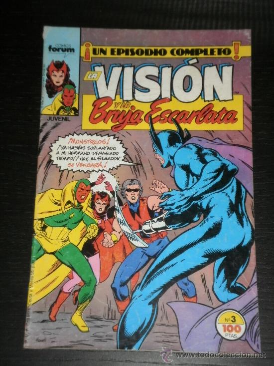 C&oacute;mics: LA VISION Y LA BRUJA ESCARLATA N&ordm; 3 -  COMICS FORUM - MARVEL - Foto 1