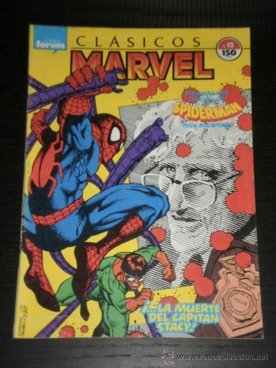 C&oacute;mics: CLASICOS MARVEL - SPIDERMAN N&ordm; 12 - &iexcl;LA MUERTE DEL CAPITAN!- COMICS FORUM - - Foto 1