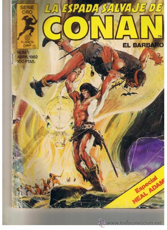 C&oacute;mics: CONAN LA ESPADA SALVAJE N&ordm; 1. SERIE ORO FORUM - Foto 1