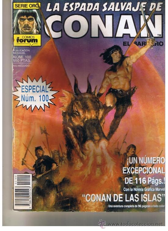 C&oacute;mics: CONAN LA ESPADA SALVAJE N&ordm; 100. SERIE ORO FORUM - Foto 1