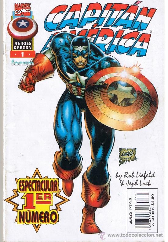 C&oacute;mics: CAPITAN AMERICA HEROES REBORN 1 FORUM - Foto 1