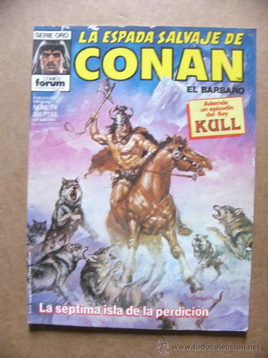 C&oacute;mics: Comic La espada salvaje de Conan n&ordm; 74 La septima isla de la perdicion - Foto 1