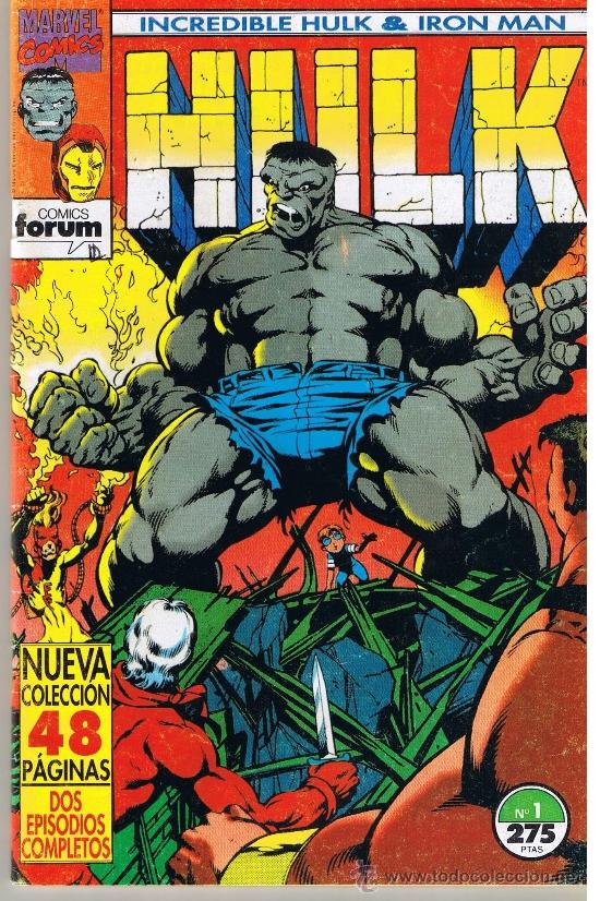 C&oacute;mics: INCLEIBLE HULK IRON MAN NUMERO 1 FORUM - Foto 1