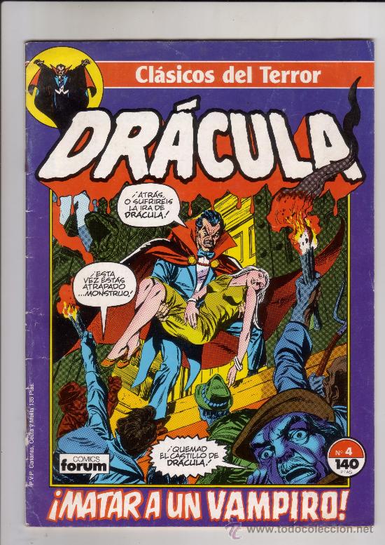 C&oacute;mics: FORUM- DRACULA CLASICOS DEL TERROR NUM. 4 - Foto 1