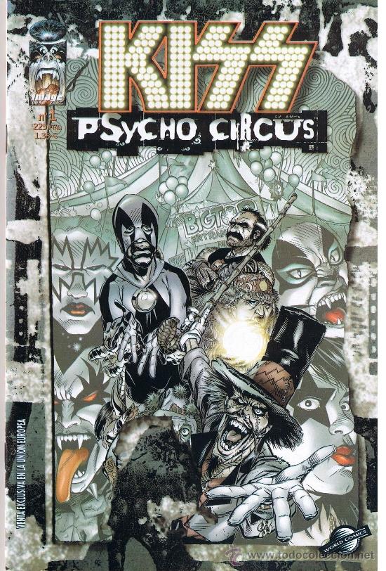 C&oacute;mics: KISS PSYCHD CIRCUS NUMERO 1 FORUM - Foto 1