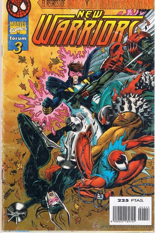 C&oacute;mics: NEW WARRIORS VOLUMEN 3. NUMERO 3 FORUM (C/A19) - Foto 1