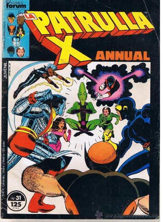 C&oacute;mics: PATRULLA X ANNUAL. NUMEROS 31. FORUM - Foto 1