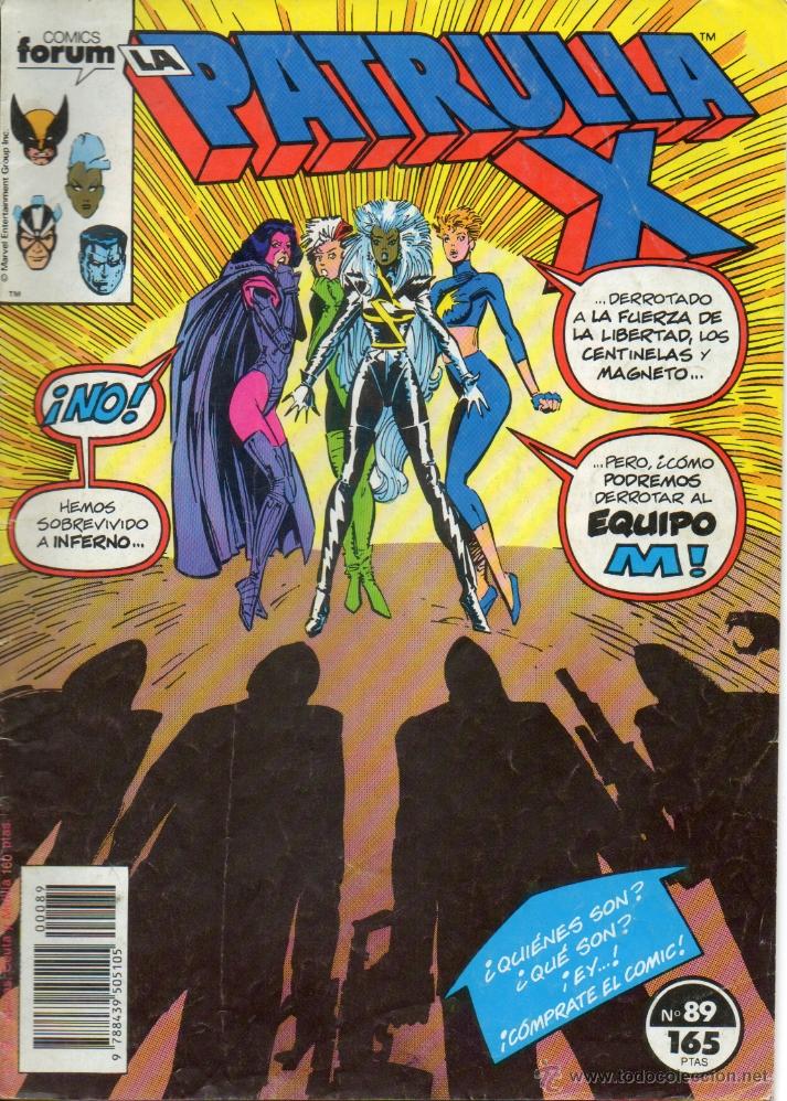 C&oacute;mics: COMIC : PATRULLA X N&ordm; 89 VOL. 1 MARVEL - FORUM - Foto 1