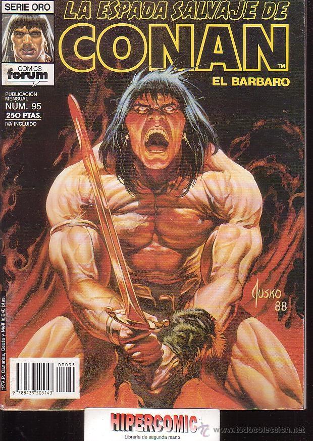 C&oacute;mics: LA ESPADA SALVAJE DE CONAN N&ordm; 95 , 1&ordf; EDICION - Foto 1