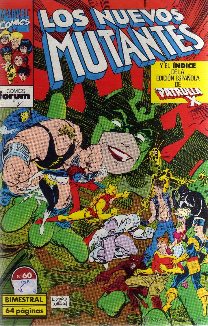 C&oacute;mics: Los nuevos mutantes (N&uacute;mero 60, Forum) - Foto 1