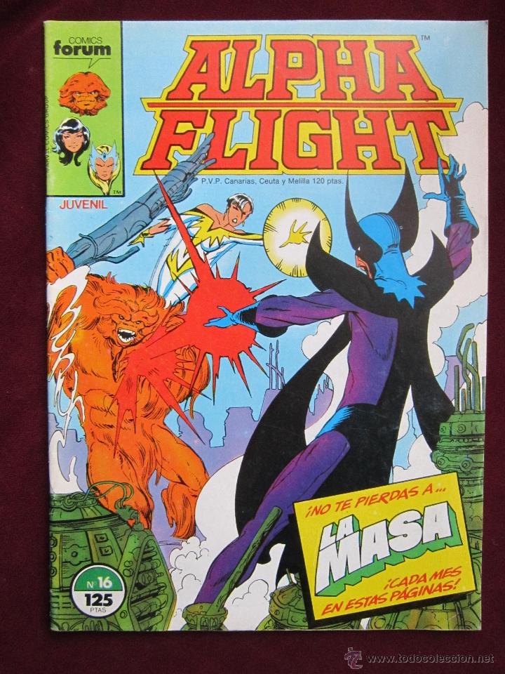 C&oacute;mics: Alpha Flight N&ordm; 16 Con la Masa. John Byrne. Comics Forum MBE - Foto 1
