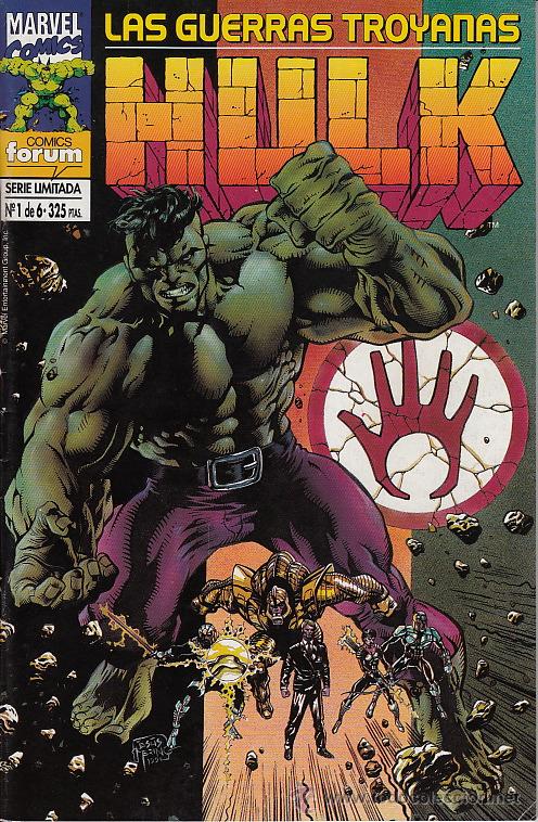 C&oacute;mics: HULK: LAS GUERRAS TROYANAS # 1 (de 6) (Forum,1995) - PETER DAVID - GARY FRANK - Foto 1