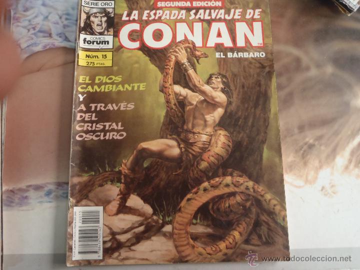 C&oacute;mics: LA ESPADA SALVAJE DE CONAN SERIE ORO 15 - Foto 1
