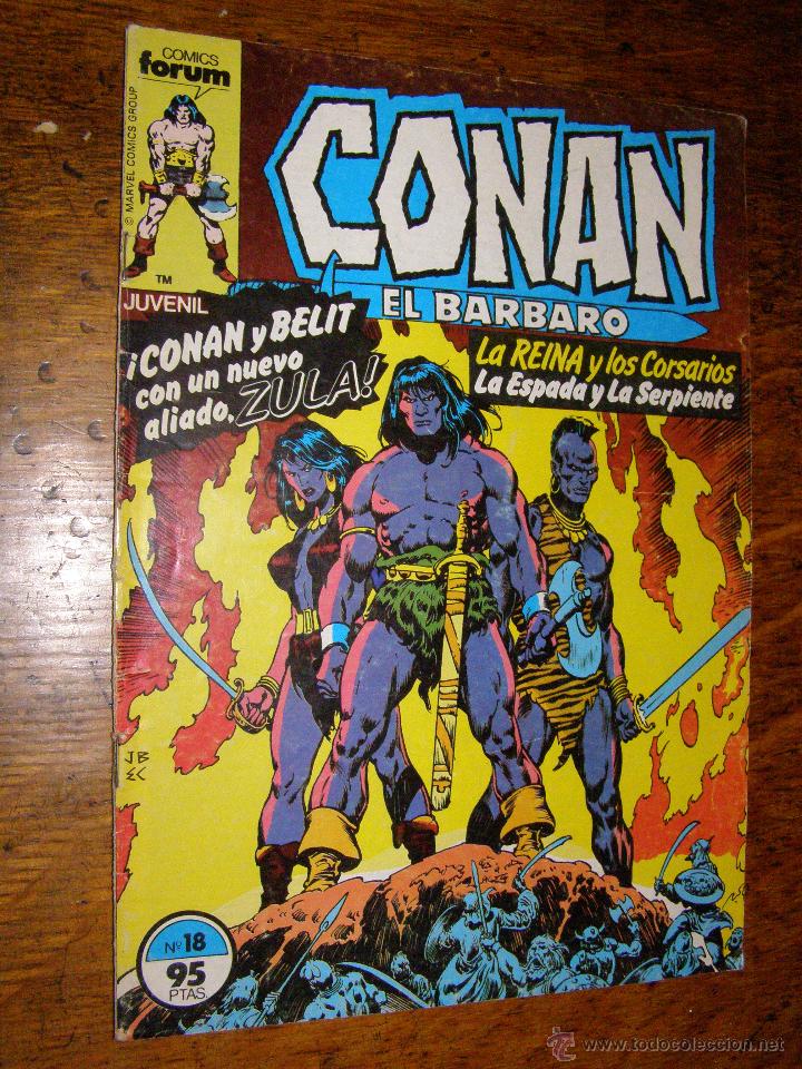C&oacute;mics: CONAN EL BARBARO - N&ordm; 18 - COMICS FORUM - - Foto 1