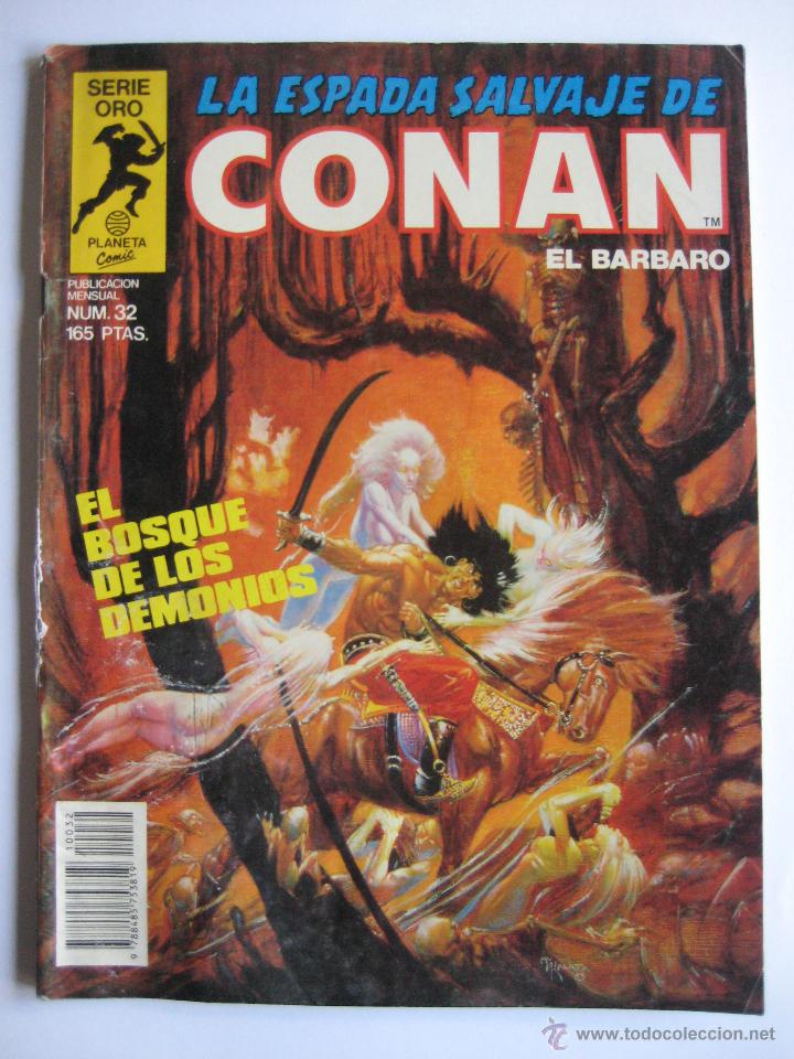 C&oacute;mics: LA ESPADA SALVAJE DE CONAN N&ordm; 32. SERIE ORO. PLANETA COMIC. FORUM - Foto 1