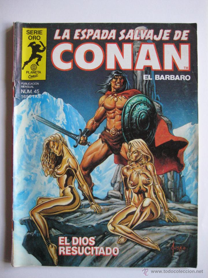 C&oacute;mics: LA ESPADA SALVAJE DE CONAN N&ordm; 45. SERIE ORO. PLANETA COMIC. FORUM - Foto 1