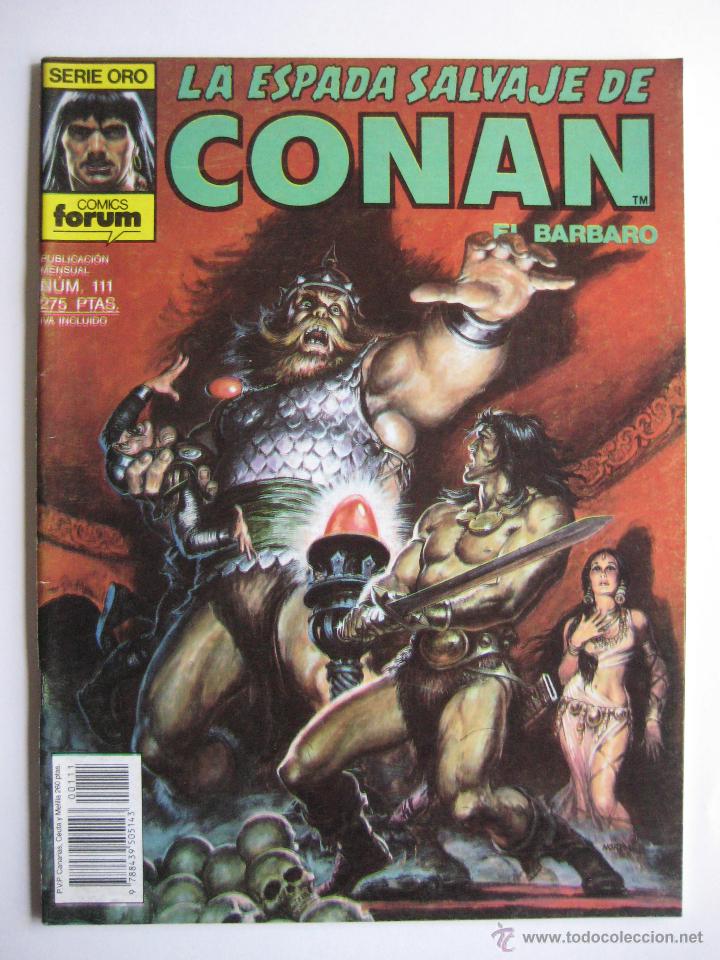 C&oacute;mics: LA ESPADA SALVAJE DE CONAN N&ordm; 111. SERIE ORO. PLANETA COMIC. FORUM - Foto 1