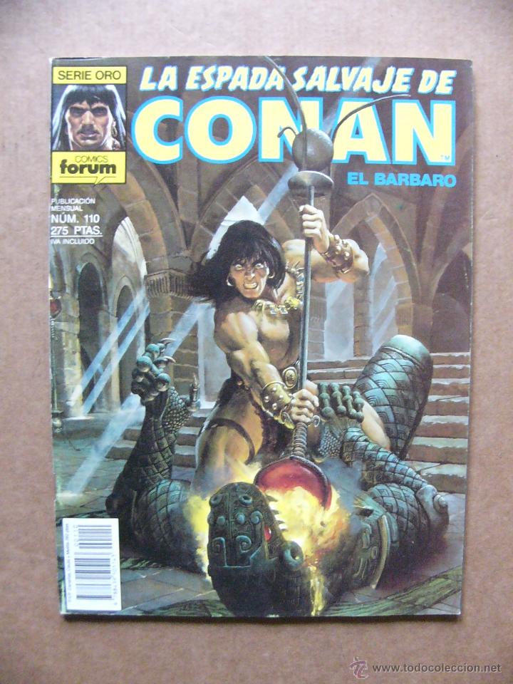 C&oacute;mics: Comic La espada salvaje de Conan el barbaro n&ordm; 110 Serie Oro Comics Forum - Foto 1