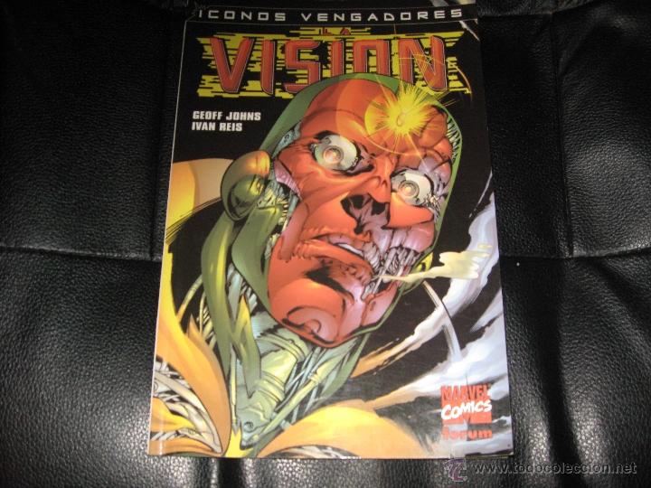 C&oacute;mics: ICONOS VENGADORES - LA VISI&Oacute;N - TOMO FORUM - Foto 1