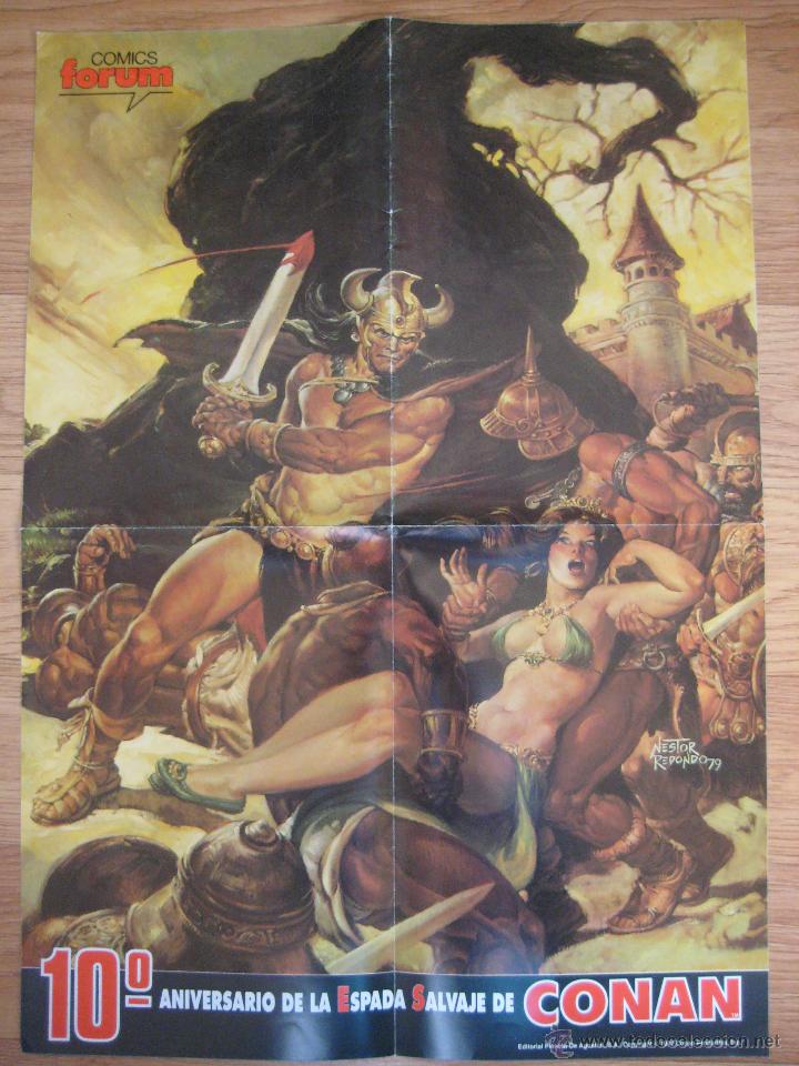C&oacute;mics: POSTER. 10 ANIVERSARIO DE LA ESPADA SALVAJE DE CONAN. FORUM - Foto 1