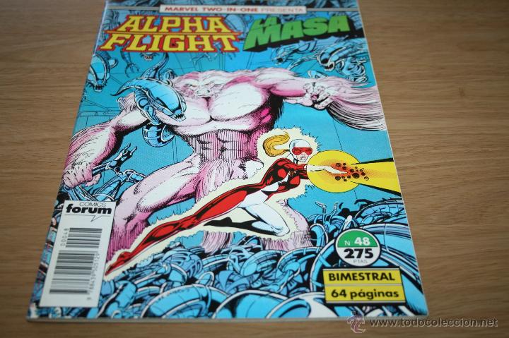 C&oacute;mics: ALPHA FLIGHT Y LA MASA volumen I n&ordm; 48 MARVEL TWO-IN-ONE FORUM - REF1 - Foto 1