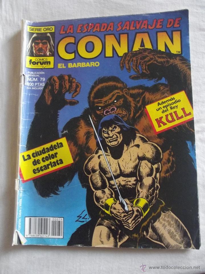 C&oacute;mics: LA ESPADA SALVAJE DE CONAN EL BARBARO  N&ordm; 79 COMICS FORUM - Foto 1